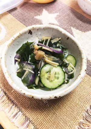 えのきとワカメの和え物-レシピのメイン写真