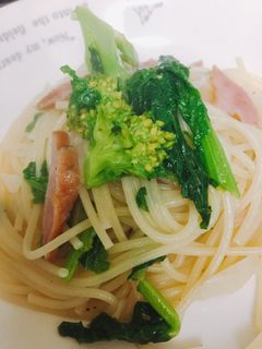 菜の花とベーコンのパスタ-レシピのメイン写真