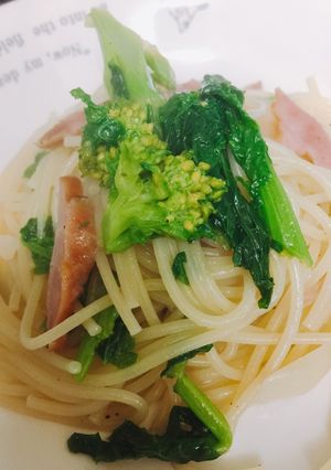 菜の花とベーコンのパスタ-レシピのメイン写真