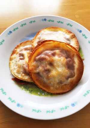 残り物で!餃子の皮でミートパイ☆-レシピのメイン写真