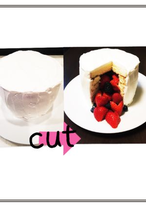 記念日に♡サプライズケーキ-レシピのメイン写真