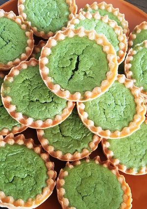 市販のタルト台で抹茶チーズタルト-レシピのメイン写真