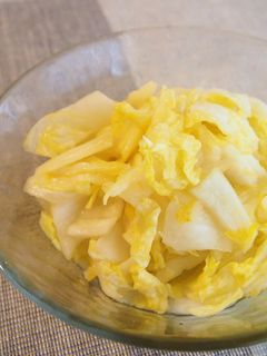 簡単なのに本格!恵味だしで白菜の浅漬け-レシピのメイン写真