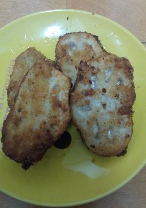 鶏肉ミンチのれんこんフライ-レシピのメイン写真