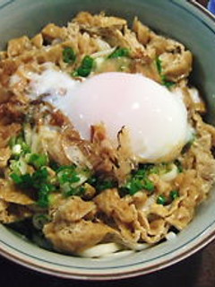 冷やし月見きつねうどん-レシピのメイン写真