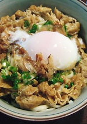 冷やし月見きつねうどん-レシピのメイン写真