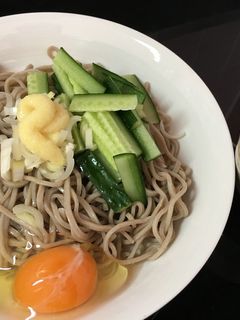 納豆たまご蕎麦-レシピのメイン写真