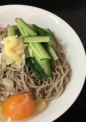 納豆たまご蕎麦-レシピのメイン写真