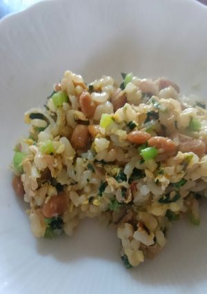 離乳食完了期 納豆チャーハン-レシピのメイン写真