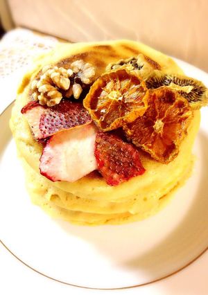 グルテンフリー♡大豆粉で簡単パンケーキ-レシピのメイン写真