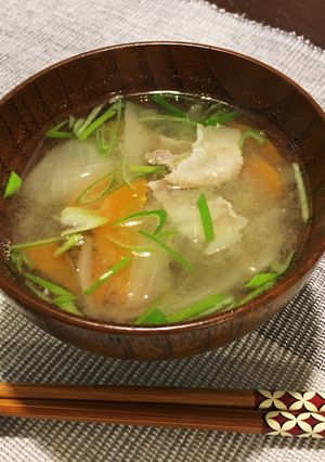 簡単！恵味だしで超手抜き豚汁風-レシピのメイン写真
