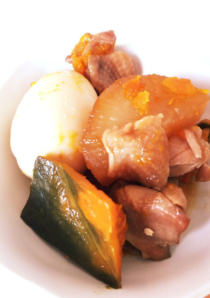 かぼちゃ大根卵の煮物-レシピのメイン写真