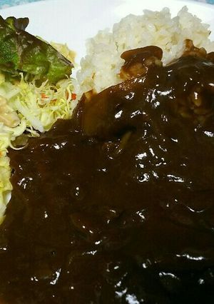 豚肉とごぼうのハヤシライス-レシピのメイン写真
