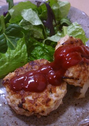 菌活!!納豆入りハンバーグ!!-レシピのメイン写真