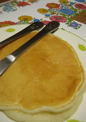 完成！パンケーキ（ふわとろ焼き）卵無し-レシピのメイン写真