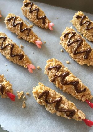 *子供ウケ抜群‼︎エビフライ風チョコ*-レシピのメイン写真