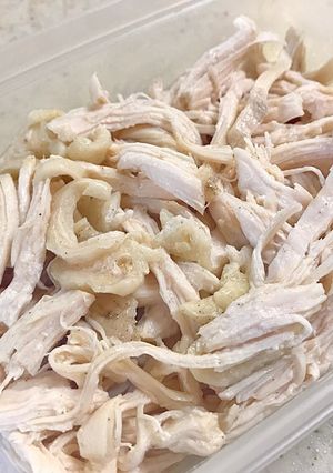 【作り置き】レンジで簡単！しっとり蒸し鶏-レシピのメイン写真