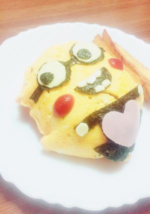 ミニオンオムライス-レシピのメイン写真