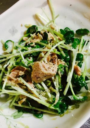 簡単！カイワレツナ醤油マヨサラ（≧∇≦）-レシピのメイン写真