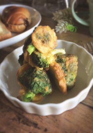簡単☆朝食にも♪ブロッコリーのピカタ風-レシピのメイン写真