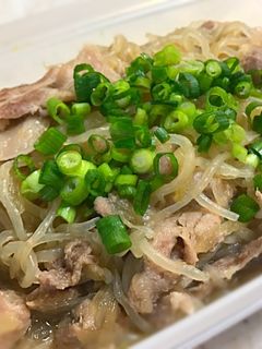 【作り置き】豚肉としらたきのすき焼き風煮-レシピのメイン写真