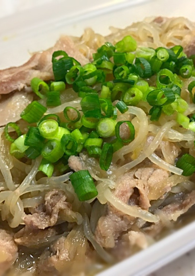 【作り置き】豚肉としらたきのすき焼き風煮-レシピのメイン写真