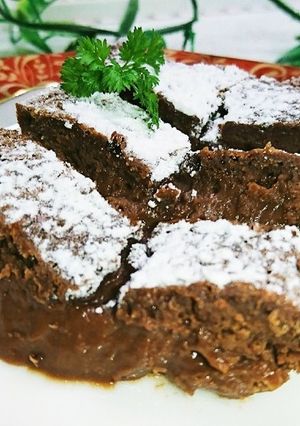 ＊簡単♪生チョコ風ガトーショコラ＊-レシピのメイン写真
