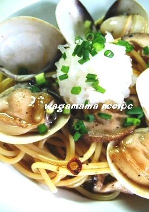 ハマグリとキノコの和風パスタ-レシピのメイン写真