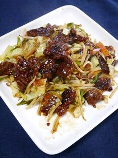 簡単!ハラミの焼き肉野菜炒め-レシピのメイン写真