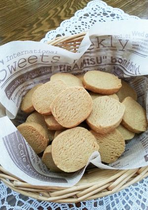 ビニール袋でサクッときな粉クッキー-レシピのメイン写真