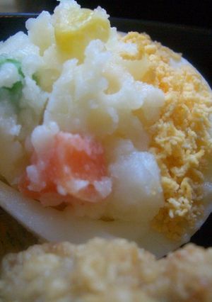 お弁当に♪ポテトサラダin玉子カップ-レシピのメイン写真