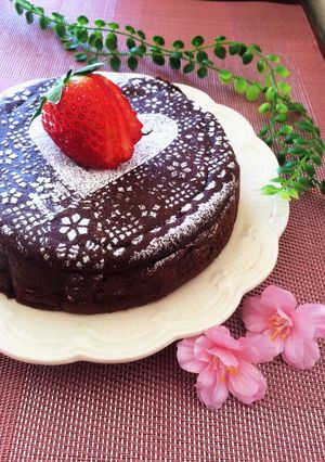 甘酒&豆腐の和風ガトーショコラ-レシピのメイン写真