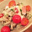 タコと舞茸のアホエンオイルサラダ