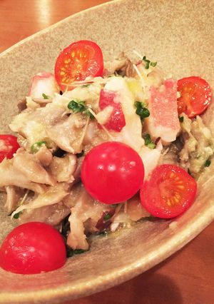 タコと舞茸のアホエンオイルサラダ-レシピのメイン写真