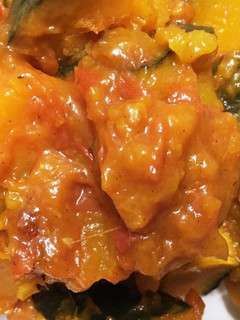 味見不要!トマトとカボチャの簡単煮物♪-レシピのメイン写真