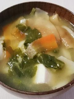 大根の葉でつくるけんちん汁-レシピのメイン写真