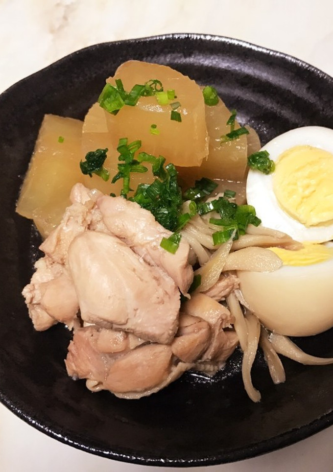 大根と鶏モモと卵とエリンギのほっこり煮-レシピのメイン写真