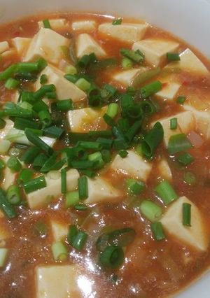余った魚介系つけ麺のタレで作る麻婆豆腐-レシピのメイン写真
