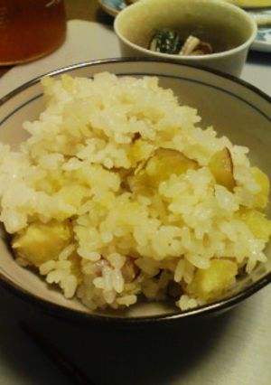 もちもち☆サツマイモご飯-レシピのメイン写真