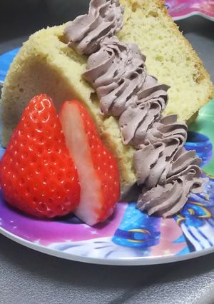 無水鍋☆簡単ふわふわシフォンケーキ-レシピのメイン写真