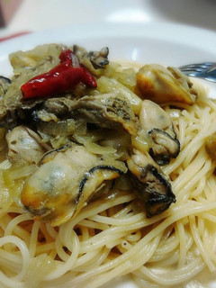 10分クッキング!牡蠣のバター醤油パスタ-レシピのメイン写真