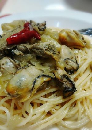 10分クッキング！牡蠣のバター醤油パスタ-レシピのメイン写真