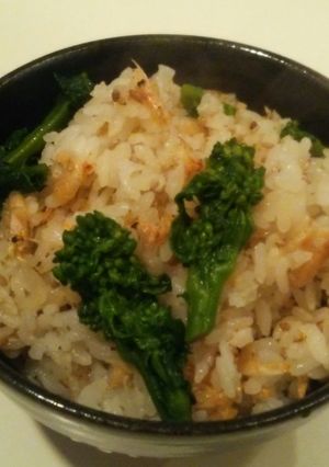 桜エビと菜の花のご飯-レシピのメイン写真