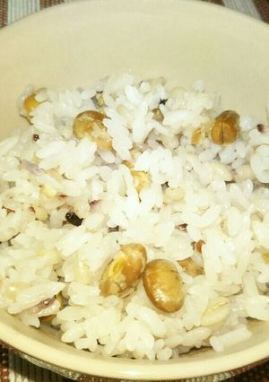 入れるだけ！簡単おいしい大豆ごはん☆-レシピのメイン写真