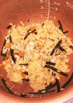 沖縄風炊き込みご飯(じゅーしー)-レシピのメイン写真