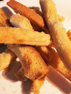 ノンフライヤー シュガーラスク パンの耳-レシピのメイン写真