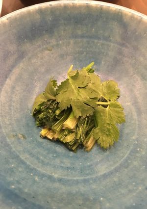 パクチーの簡単エスニックおひたし-レシピのメイン写真