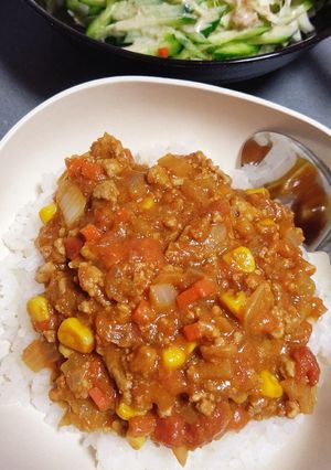 簡単☆辛くないキーマカレー-レシピのメイン写真