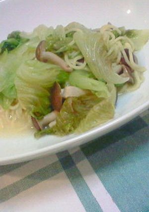 うまッ❤塩味♪レタスの焼きラーメン-レシピのメイン写真