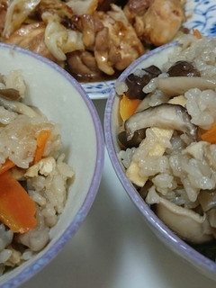 キノコたっぷり♥炊き込みご飯♥秋にはぜひ-レシピのメイン写真